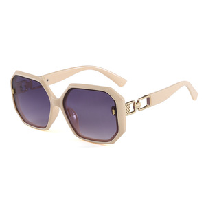 Fashion Geometric <b>Oversized</b> <b>Sunglasses</b> Women UV400 Full Rim Rectangle Sun Protection Adult Style - Product Image 1