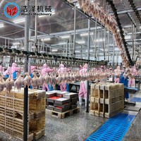 Haoze 300-15000BPH Équipement de traitement de la viande de poulet conforme Halal, Matériel d'abattage de volailles, Plumeuse à poulet haute performance