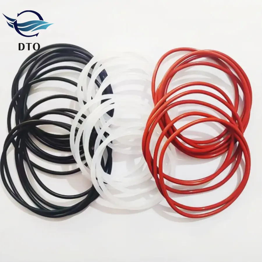 DTO Custom High precision fpm ffkm hnbr nbr fkm silicone epdm rubber oring seals o-ring o rings