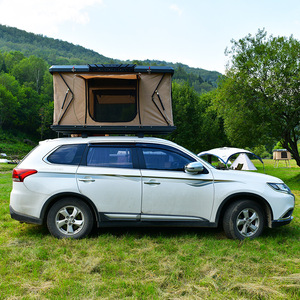 Tente de toit de voiture Tente de camp de toit de véhicule imperméable pour voiture SUV Pickup Truck Road Traveling Tente de toit pour voitures d'<span class=keywords><strong>occasion</strong></span> - Product Image 3