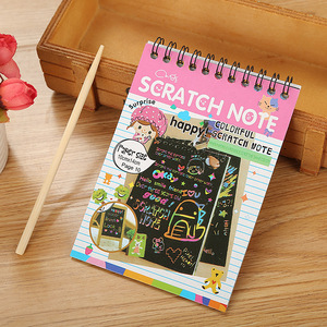 Carnet de dessin en spirale à vente directe d'usine, épaissi, pour enfants, pour le graffiti et le dessin DIY - Product Image 3
