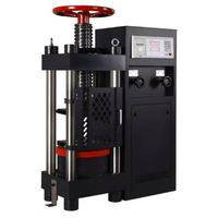 Machine d'essai de résistance à la compression mécanique à affichage numérique, construction en acier épais de précision classe 1, norme BS/ASTM