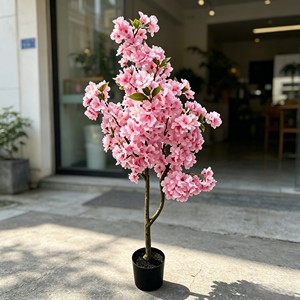 Artificial <b>Plant</b> Sakura Tree Home Indoor Decoration - Product Image 3