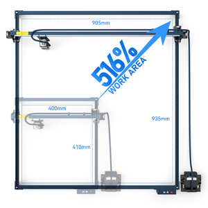 Stock DE LA UE <span class=keywords><strong>SCULPFUN</strong></span> <span class=keywords><strong>S10</strong></span>/S30/S30 <span class=keywords><strong>Pro</strong></span>/S30 <span class=keywords><strong>Pro</strong></span> Max Grabador láser Área de grabado Eje de extensión 935x905mm - Product Image 1