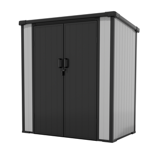 Modern Popular Heavy-Duty Aluminum Frame Lockable Door Design PP Plastic Outdoor <strong>Garden</strong> <strong>Shed</strong> - Product Image 1