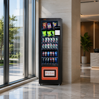 Distributeur automatique XY 24h/24 et 7j/7, nourriture fraîche, boissons froides, en-cas, surveillance à distance, 4G LTE, marché américain