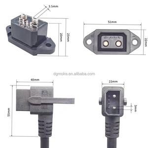 Cabezal de carga para vehículo eléctrico <span class=keywords><strong>2</strong></span> + 4, batería de iones de litio de cobre puro estándar, conector macho hembra, enchufe, cable de carga 50A, PC - Product Image 4