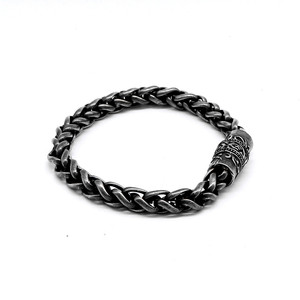 Yunnique – Bracelet en argent tibétain unisexe, fermoir magnétique, motif floral, bijoux - Product Image 5