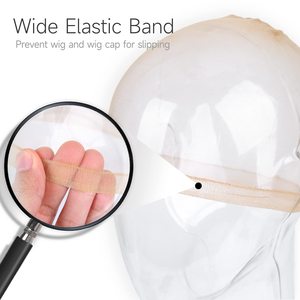 Nouvelles Perruques Fines Translucides Nude à Logo Personnalisé, Bonnets de Perruque HD Super Fins pour Fabrication de Perruques - Product Image 4
