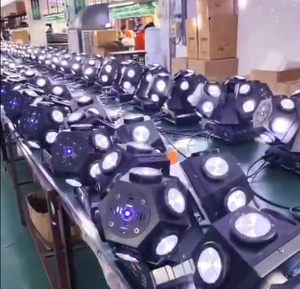Luz láser de cabeza móvil 4 en 1 de tres bolas de alta calidad, 18 Uds., para centro comercial, Hotel, casa en vivo, luz de efecto de rendimiento de circo - Product Image 6