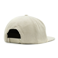 Parche personalizado OEM/PVC Logo Sombrero de ala plana Gorras de béisbol de pana sin estructura Gorras Snapback de PANA con cuerda