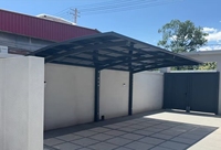 Auvent de garage imperméable en aluminium, abri pour voiture en alliage, protection solaire en polycarbonate, auvent extérieur pour voiture