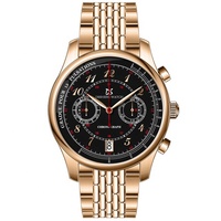 Reloj cronógrafo personalizado para hombre, reloj de acero inoxidable de cuarzo japonés para hombre