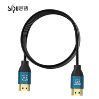 Câble HDMI SIPU de haute qualité 1m 1,5m 1,8m 3m 5m 10m 15m 20m 1080p 3D HDMI 4K Câble HDMI Audio Moniteur Ordinateur Utilisation domestique PVC Stock