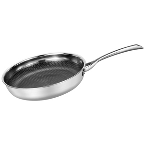 Padella Triplo Strato in Acciaio Inox 304 da 48cm/20cm, Professionale Premium Giapponese, Antiaderente per Crêpes, Base a Induzione 1-2L - Product Image 2