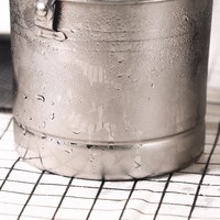 Seau à glace en acier inoxydable avec poignée, seau à vin, champagne et bière en métal pour bar, maison et fête