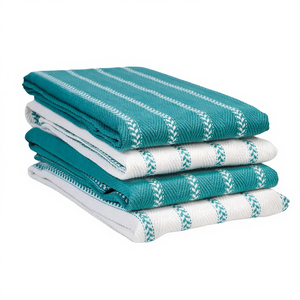 Serviettes de cuisine carrées 100 % coton, couleur unie, douces, séchage rapide, lavage à la main, logo brodé personnalisé, vente en gros fabricant - Product Image 4