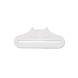 Utensile per formaggio a forma di gatto, 3 pollici, in plastica, con foro singolo, sicuro per il contatto con gli alimenti, per uso domestico - Product Image 4