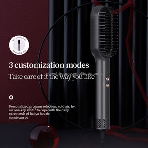 Peigne lisseur multi-<span class=keywords><strong>cheveux</strong></span> électrique <span class=keywords><strong>Brosse</strong></span> à <span class=keywords><strong>cheveux</strong></span> bigoudi Styler Hot Rapid Heating Blow Straighten Hair One Step <span class=keywords><strong>Brosse</strong></span> sèche-<span class=keywords><strong>cheveux</strong></span> - Product Image 6