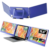 Moniteur Portable Double Full HD 2026 1920*1080P IPS – Installation Facile, Affichage Instantané pour Ordinateur Portable, Jeux, Travail, Trading – Extension d'Écran