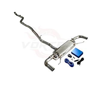ท่อไอเสียแบบ Catback พร้อมวาล์ว Vortex SS304 สำหรับ X3 F25 X4 F26 2.0T N20 3.0T N55 ปี 2011-2018 รุ่น Performance Racing ขัดเงาแบบ Mirror Polished - Product Image 2