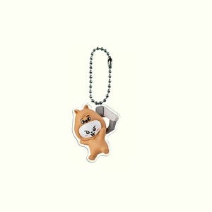 Custom Cartoon Bandai Twisted Egg <b>Keychain</b> Acrylic Pendant UV Printed Fashionable Bag Decorative Accessories Star Peripheral - Product Image 4
