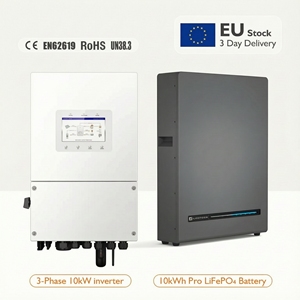 Complete 20kw 5-15kw Hybrid Solar <b>Energy</b> <b>Storage</b> <b>System</b> LiFePO4 Battery CAN Communication 10-Year Warranty EU Certified Home Use - Product Image 1