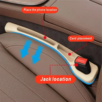 2 pièces universel nouveau siège de voiture Gap Filler Anti-Drop Storage Plug véhicule intérieur accessoire Kits siège crevasses organisateur Gap Filler