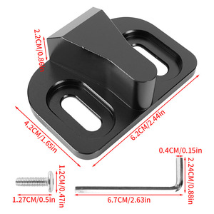 Limitador de Puerta Trasera Prado de Aleación de Aluminio Negro, Soporte de Puerta Trasera para Toyota Land Cruiser, FJ Cruiser, RAV4, Haval H9 - Product Image 2