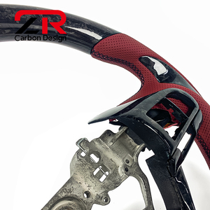 Accesorios de Mejora para <span class=keywords><strong>Lexus</strong></span> RX ES, para RX300 350 450 HL ES200 <span class=keywords><strong>250</strong></span> 300 <span class=keywords><strong>H</strong></span>, Volante Deportivo Personalizado de Cuero y Fibra de Carbono - Product Image 2