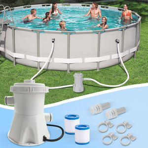 Pompe <span class=keywords><strong>de</strong></span> <span class=keywords><strong>filtration</strong></span> à cartouche transparente Vanace Installation facile électrique à circulation et <span class=keywords><strong>filtration</strong></span> améliorées pour piscines hors sol - Product Image 4