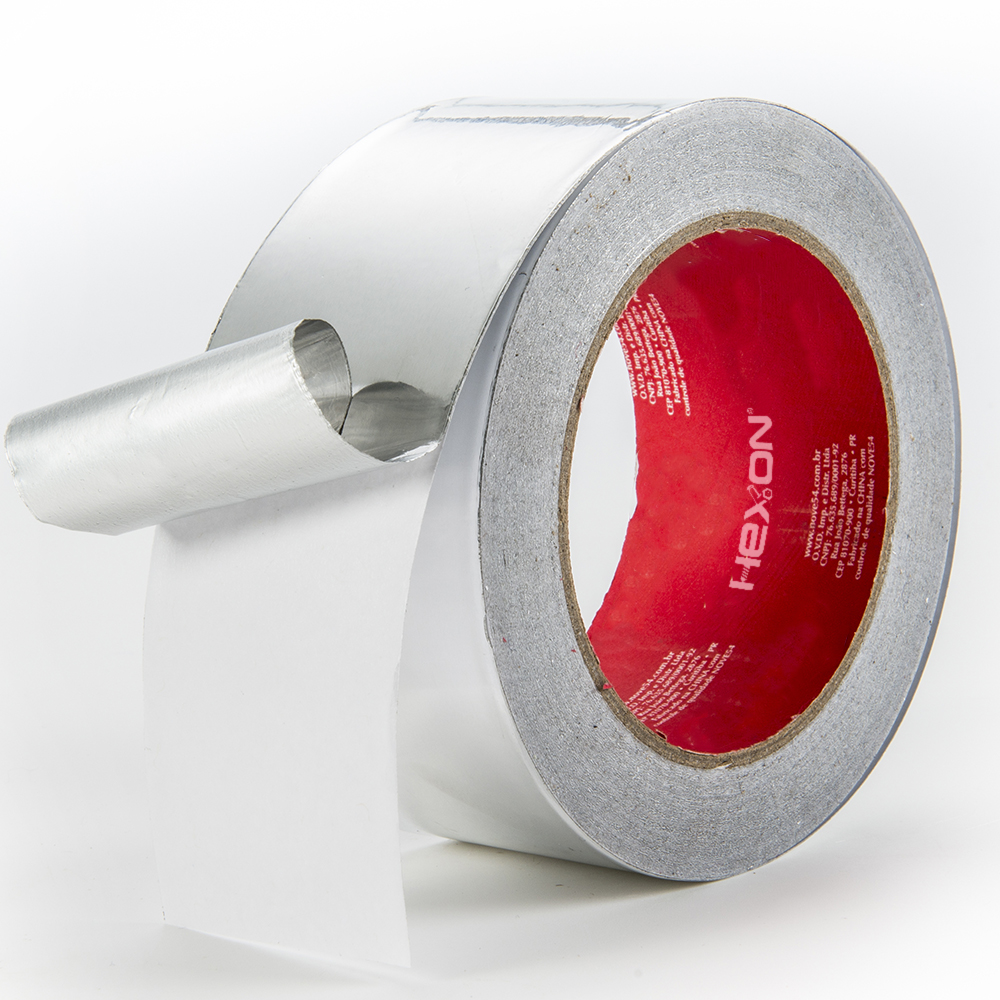 50 мм х 30 м х мм термостойкая самоклеящаяся Водонепроницаемая алюминиевая фольга