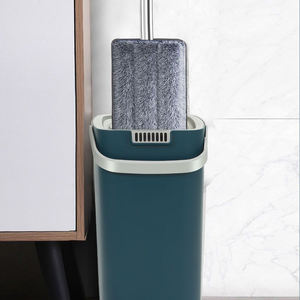 Ensemble vadrouille et seau avec <span class=keywords><strong>essoreuse</strong></span> pour le nettoyage des sols et des murs de la maison Tampons de vadrouille en microfibre et ensembles de seaux - Product Image 2