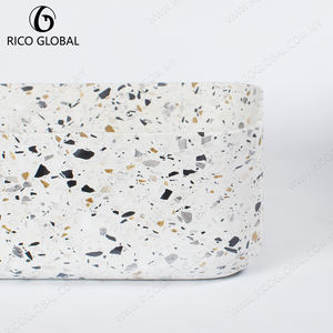 อ่างล้างหน้าเทอร์ราซโซ่ดีไซน์ปรับแต่งได้ รุ่น DS-370A พร้อมสีและขนาดที่กำหนดเองได้สำหรับตกแต่งห้องน้ำ - Product Image 4