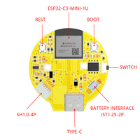 1,28 Zoll Rundes ESP32-C3 Display-Modul mit 240x240 GC9A01 ESP32-C3-MINI-1U Board Kapazitiver IPS TFT LCD Bildschirm