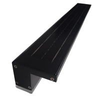 Lumière linéaire LED solaire en acrylique, étanche IP65, pour marches, escaliers extérieurs, terrasses, trottoirs, en aluminium et verre trempé
