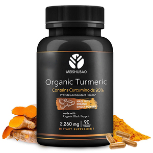 แคปซูลขมิ้นชัน OEM แคปซูลขมิ้นชัน ขมิ้นชันผสมขิง แคปซูลแข็งสำหรับสุขภาพข้อต่อ - Product Image 1