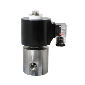 Vanne solénoïde à eau haute pression à 2 voies normalement fermée COVNA HKKB 12V en acier inoxydable - Product Image 2