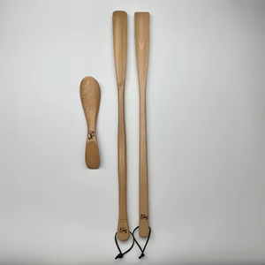 靴スプーンヘルパー木製靴ホーン低MOQカスタムデザインプロモーションブランド - Product Image 6