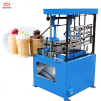 Machine commerciale semi-automatique de cuisson de cône de glace de fabricant de tasse de gaufrette de pizza