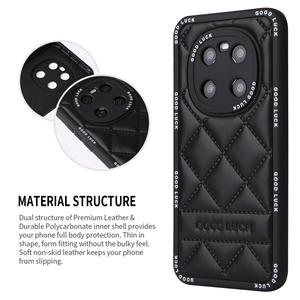 Funda de teléfono de cuero PU para HUAWEI <span class=keywords><strong>Mate</strong></span> 60 40 50 Pro 50E 40E, funda protectora para teléfono móvil - Product Image 2