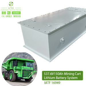ระบบแบตเตอรี่ลิเธียม CTS 537V 150Ah กันน้ำประสิทธิภาพสูงสำหรับการผลิตรถเข็นเหมือง - Product Image 5