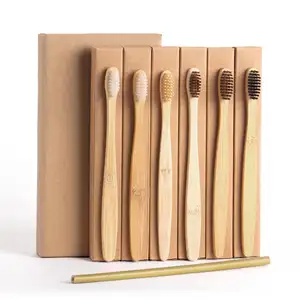 Alibaba fancy hotel custom eco bamboo toothbrush bamboo reusable toothbrush manufacturer supplier price