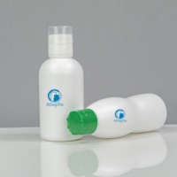 Bouteille en plastique recyclé pour sirop contre la toux, boisson liquide orale, avec couvercle inviolable, pour contenants personnalisés de médicaments