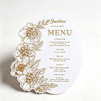 Ensemble de cartes de mariage personnalisées de luxe moderne, impression en relief à l'estampage, kit complet avec cartes de mariage complètes
