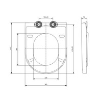 BEEWILL OEM/ODM siège de toilette blanc à dégagement rapide PP D en forme de couverture de siège de WC à fermeture souple fabrication