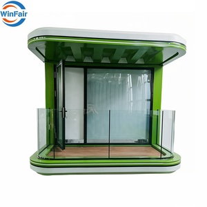 Maison préfabriquée WinFair en conteneur habitable, capsule spatiale de plage, maisons préfabriquées <span class=keywords><strong>République</strong></span> <span class=keywords><strong>Dominicaine</strong></span> pour vacances / hébergement - Product Image 4