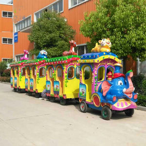 <span class=keywords><strong>Tren</strong></span> elefante Equipo de entretenimiento Fábrica de producción Sin pista Dibujos animados Trenes para niños en venta - Product Image 3