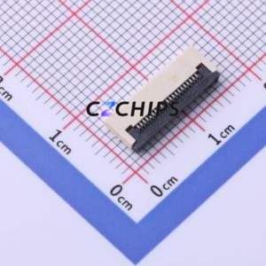 FC05-S21FCT-00 FFC/FPC Connector SMD,P=0.5mm,Horizontal Mount Connector Flip Cover Type Bottom Contact 21P 0.5mm - Product Image 1