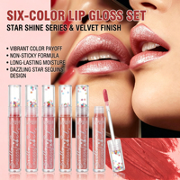 Gloss à lèvres hydratant Flower Secret Mirror Shine Dewy Shine Fine Shimmer 2ml 6.5g Modèle F140 Luxe Camouflage OEM/ODM disponible